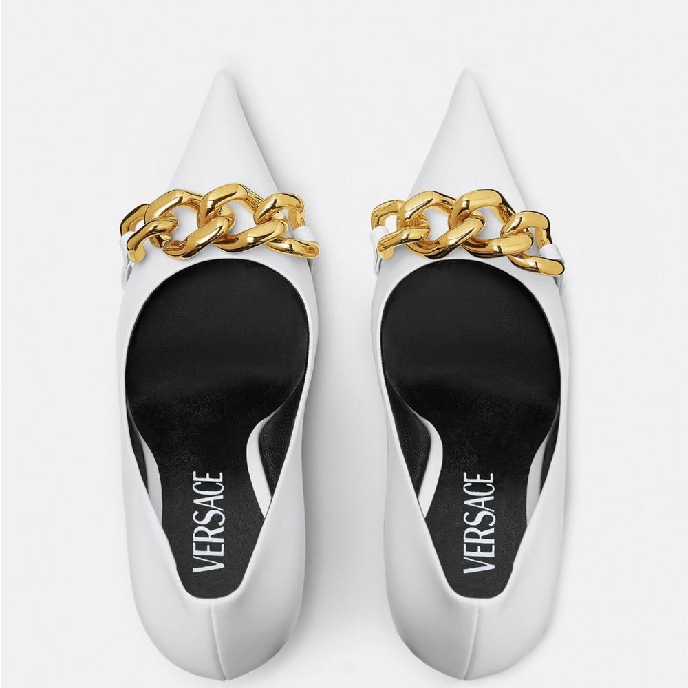 Versace gold chain heels - Picture 5 of 10